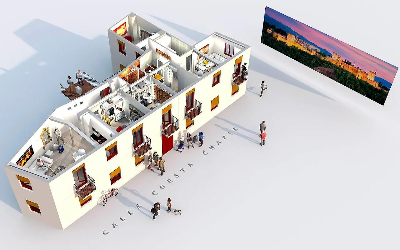 Art Chapiz Apartments Granada Spain