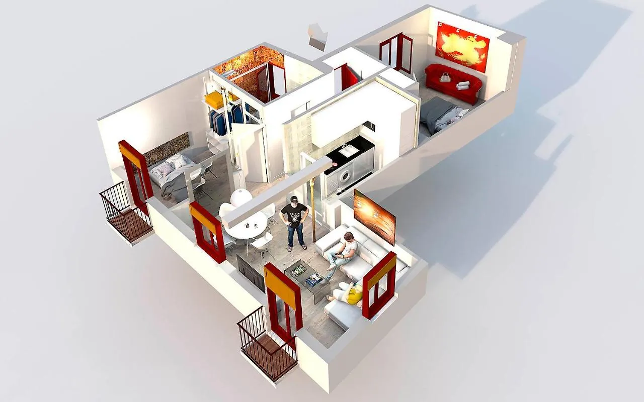 Art Chapiz Apartments Granada 0*,  Spain